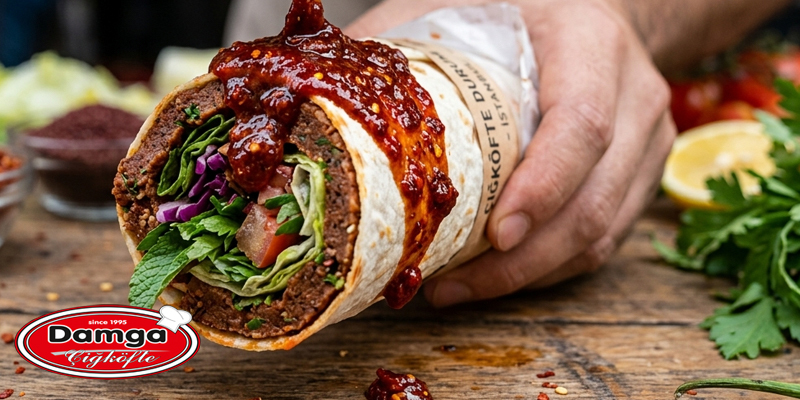 Özel acı soslu çiğköfte