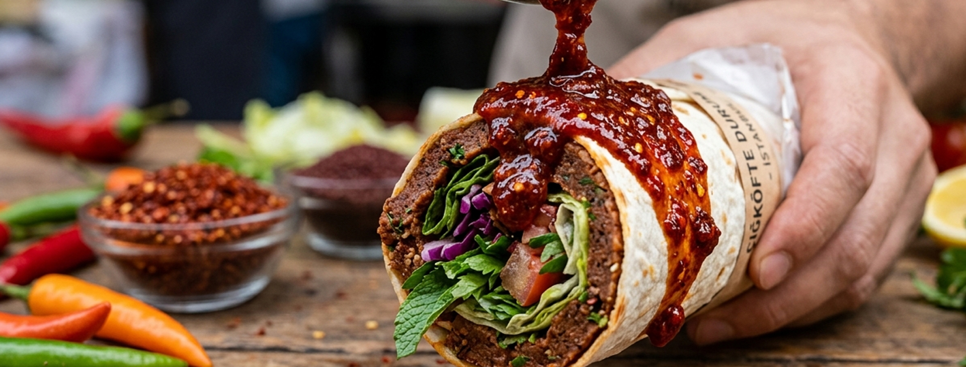 Damga Çiğköfte Acı sos